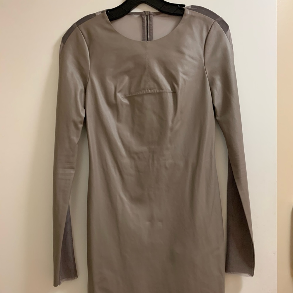 BCBG Leather Dress